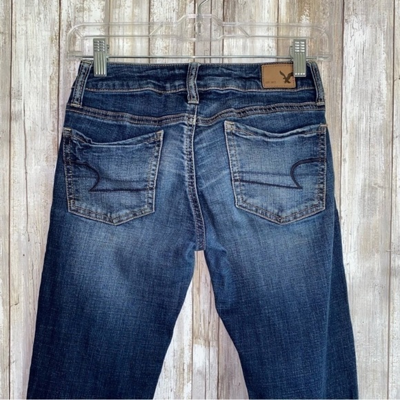 American Eagle Jegging Super Stretch Medium Wash Jeans - Picture 4 of 7